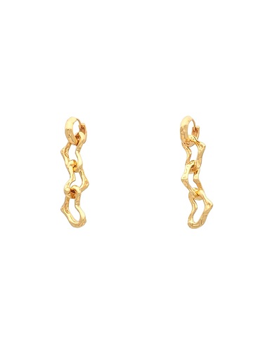SHYLA Orecchini LOVERS-LOCK-EARRINGS-LONG
 Oro Ottone, Argento, Placcato oro 916/1000