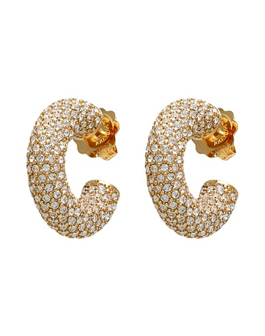 AMINA MUADDI Earrings Gold Metal