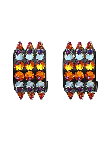 AMINA MUADDI Earrings Black Metal