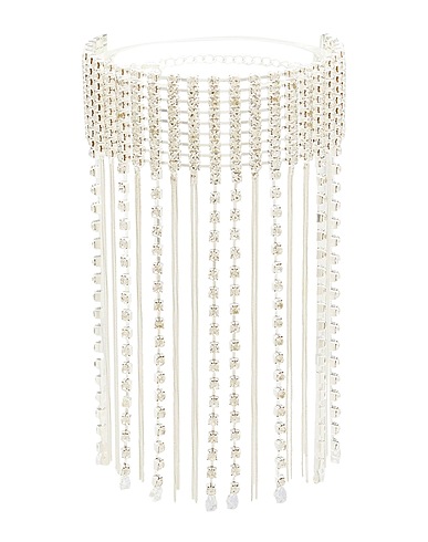 8 by YOOX Bracelet RHINESTONES FRINGES BRACELET Silver 50% Copper, 50% Glass