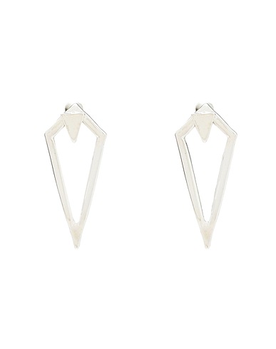 8 by YOOX Earrings GEOMETRICAL EARRINGS Silver 100% Zinc alloy