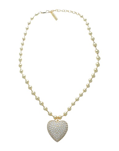 LUV AJ Collana Oro Ottone, Zirconia cubica