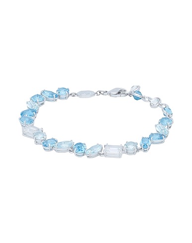 SWAROVSKI Armband Gema bracelet, Mixed cuts, Blue, Rhodium plated
 Blau Rhodium plattiert, Swarovski® Kristall