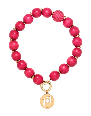 ROSANTICA Necklace Fuchsia Wood, Metal, Textile fibres