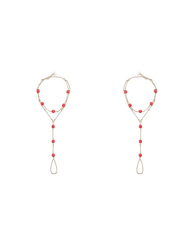 ELISABETTA FRANCHI Ankle bracelet Red Metal