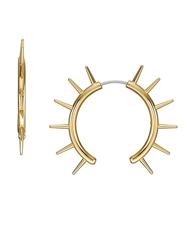 DIESEL Orecchini Oro Acciaio Inox
