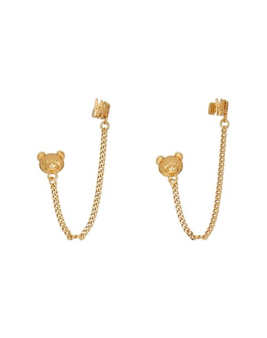 MOSCHINO Earrings Gold Metal