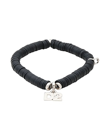 DSQUARED2 Bracelet Black 75% Rubber, 15% Tin alloy, 10% Brass