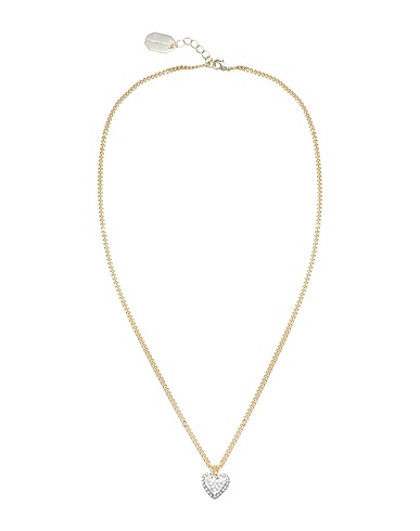 KARL LAGERFELD Necklace K/HEART NECKLACE PAVE
 Gold 90% Brass, 10% Glass