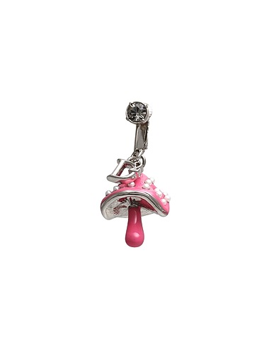 DSQUARED2 Earcuff e orecchino singolo Fucsia Metallo, Resina naturale