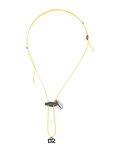 DSQUARED2 Necklace Yellow Textile fibres