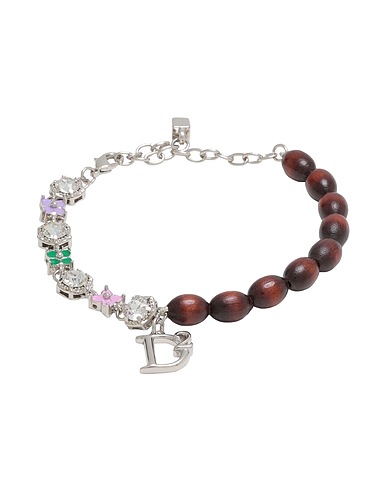 DSQUARED2 Bracciale Marrone Metallo, Legno