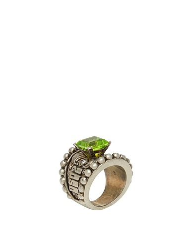 DSQUARED2 Ring Lime green Metal, Palladium
