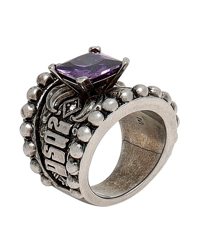 DSQUARED2 Ring Purple Metal, Palladium
