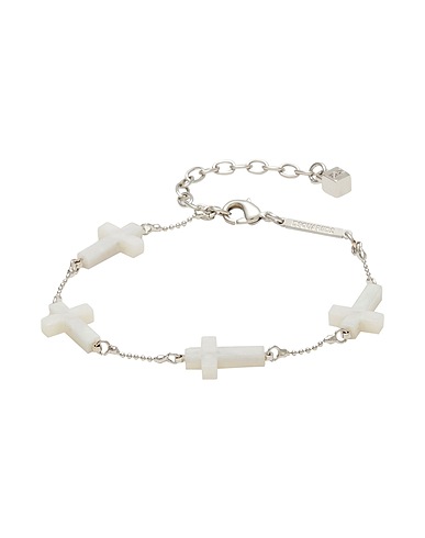 DSQUARED2 Bracelet Silver 65% Brass, 30% Natural resin, 5% Silver