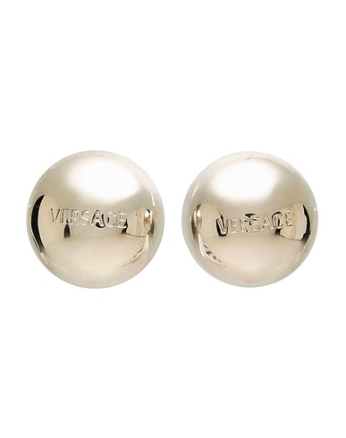 VERSACE Earrings Silver Metal
