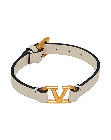 VALENTINO GARAVANI Bracelet Cream Leather