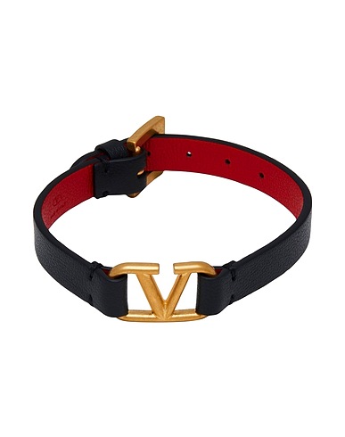 VALENTINO GARAVANI Bracelet Black Leather