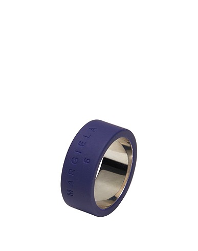 MM6 MAISON MARGIELA Ring Blue Metal