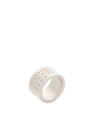 MM6 MAISON MARGIELA Ring Silver 100% Brass