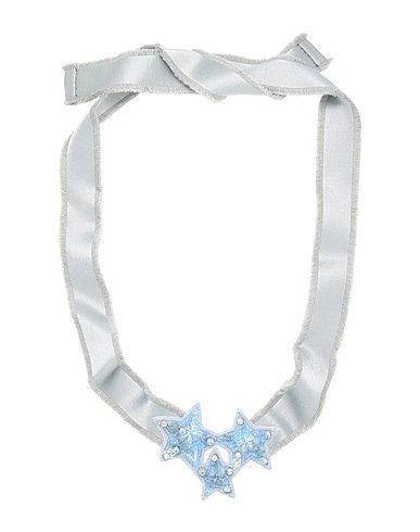 RED(V) Necklace Sky blue Textile fibres