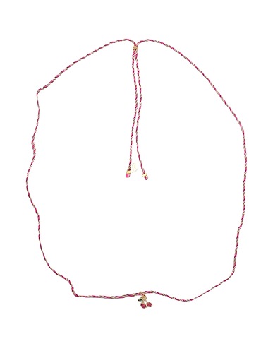 SORBET ISLAND Necklace Fuchsia Textile fibres, Metal