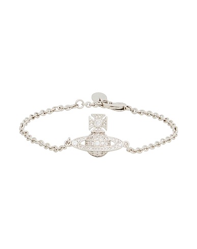 VIVIENNE WESTWOOD Bracelet CARMELA BAS RELIEF BRACELET
 Silver Recycled brass, Cubic zirconia