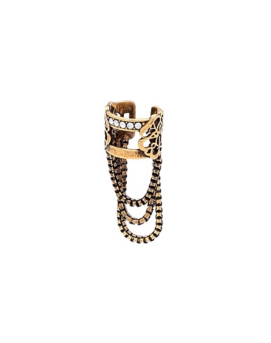 MCQUEEN Ear cuff or single earring Gold Metal