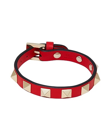 VALENTINO GARAVANI Bracelet Red Leather