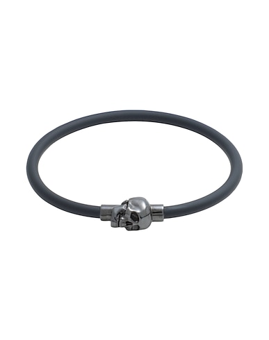 MCQUEEN Bracelet Black Rubber, Metal