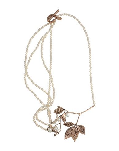 WEEKEND MAX MARA Necklace Bronze Metal, Polyester resin, Glass, ASA - Acrylonitrile styrene acrylate