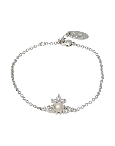 VIVIENNE WESTWOOD Bracelet FEODORA BRACELET
 Silver Brass, Cubic zirconia