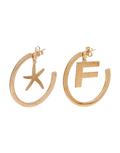 FISICO Earrings Gold Brass