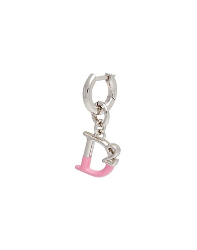 DSQUARED2 Earcuff e orecchino singolo Rosa Metallo