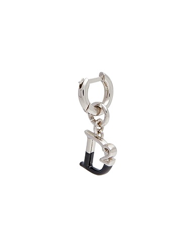 DSQUARED2 Ear cuff or single earring Black Metal