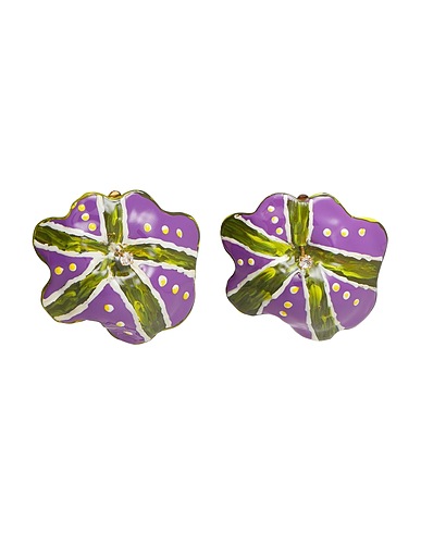 MARNI Earrings Purple Metal