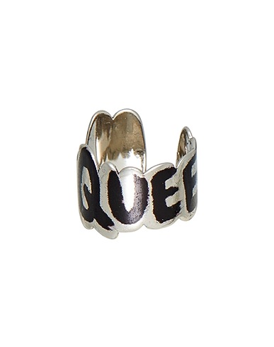 MCQUEEN Ear cuff or single earring Silver Metal
