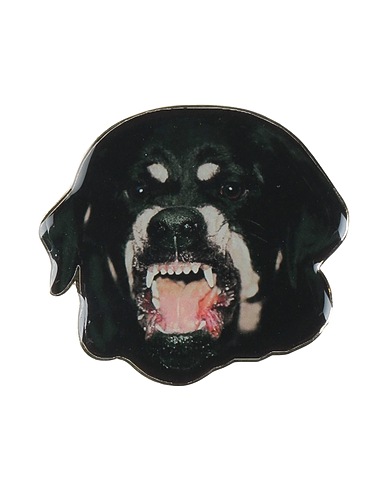 GIVENCHY Brooch Black 100% Brass
