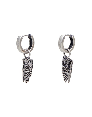 MARCELO BURLON Earrings Silver 100% Metal