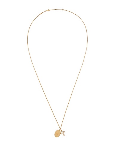 CELINE Necklace Gold 100% Brass, Pearls