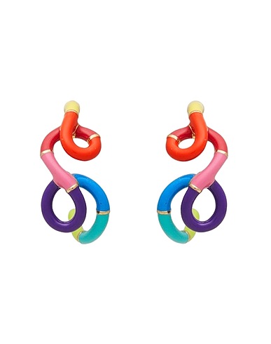 BEA BONGIASCA Earrings Purple Metal