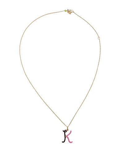 BEA BONGIASCA Necklace Black 375/1000 gold, Enamel