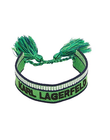 KARL LAGERFELD Bracciale Verde 100% PES - Polietersolfoni
