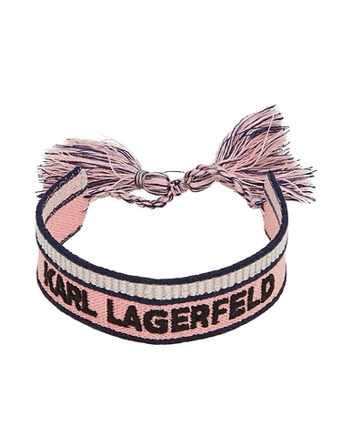 KARL LAGERFELD Bracciale Rosa 100% PES - Polietersolfoni