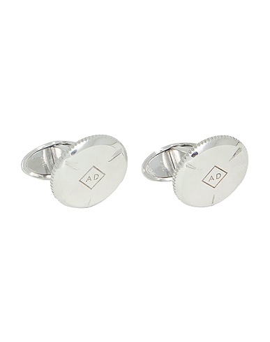 DUNHILL Cufflinks and Tie Clips Silver Steel