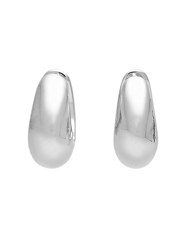 TOM WOOD Earrings Silver Recycled metal