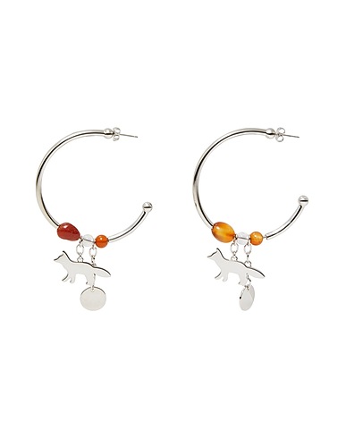MAISON KITSUNÉ Earrings Silver Metal