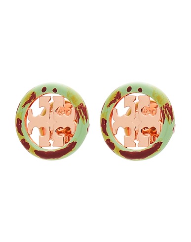 TORY BURCH Earrings Light green Metal