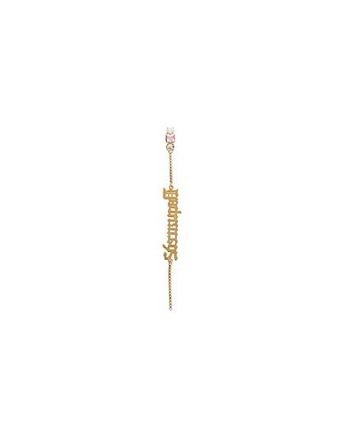DSQUARED2 Ear cuff or single earring Gold 70% Brass, 20% Tin alloy, 10% Swarovski® Crystal