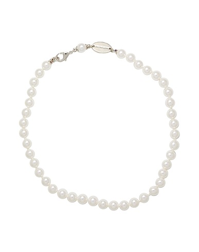 DSQUARED2 Necklace White 70% Swarovski® Crystal, 25% Brass, 5% Tin alloy